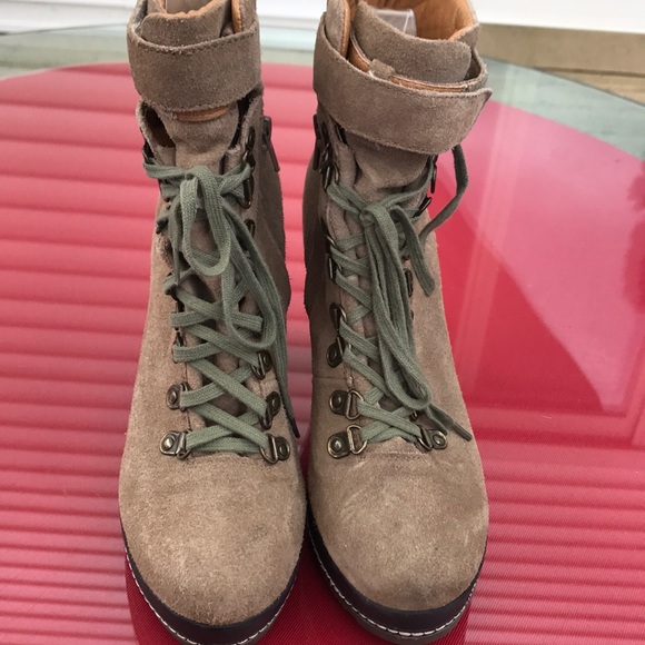 Kelsi Dagger rane tan suede boots excellent - Picture 2 of 8